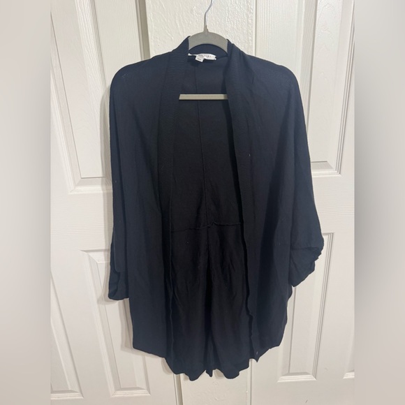 Amour Vert Sweaters - Amour Vert Classic Black Cocoon Cardigan